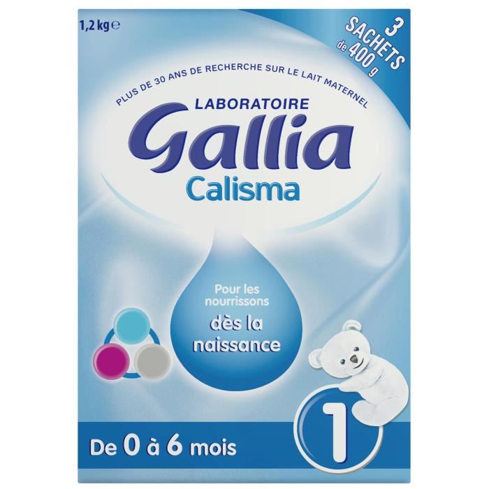 Laboratoire Gallia Calisma Lait Bebe 