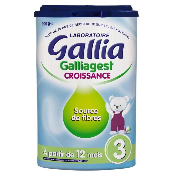 Gallia Galliagest Croissance Lait 3eme Âge 900g