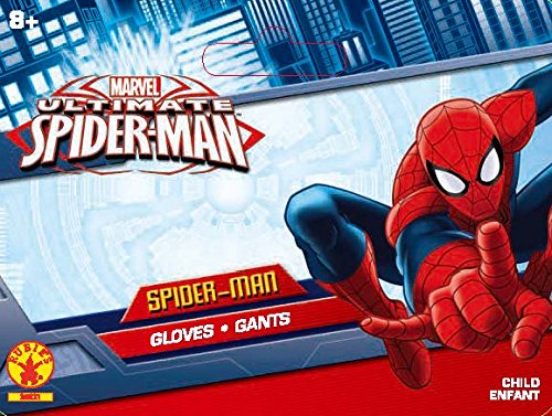 Gants Spiderman Pour Enfant - Rouge - Tissu - Poignet Longueur