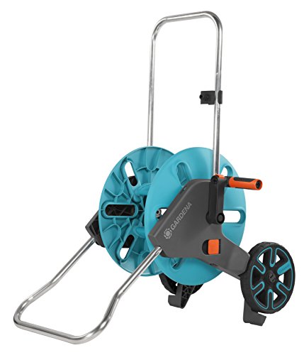 Devidoir De Tuyau Sur Roues Gardena 18511 20 Gris Turquoise Orange