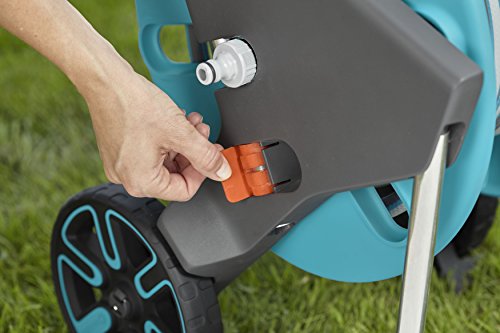 Devidoir De Tuyau Sur Roues Gardena 18511 20 Gris Turquoise Orange