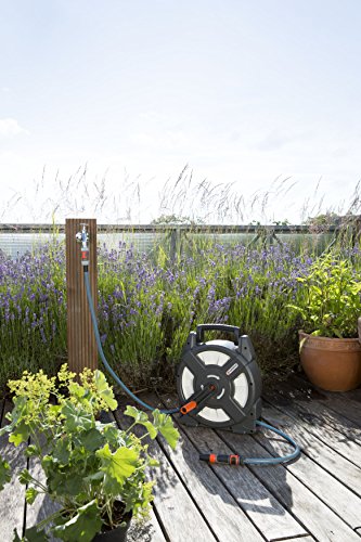 Gardena Enrouleur de tuyau d'arrosage irrigation pour jardin  terrasse 10 m