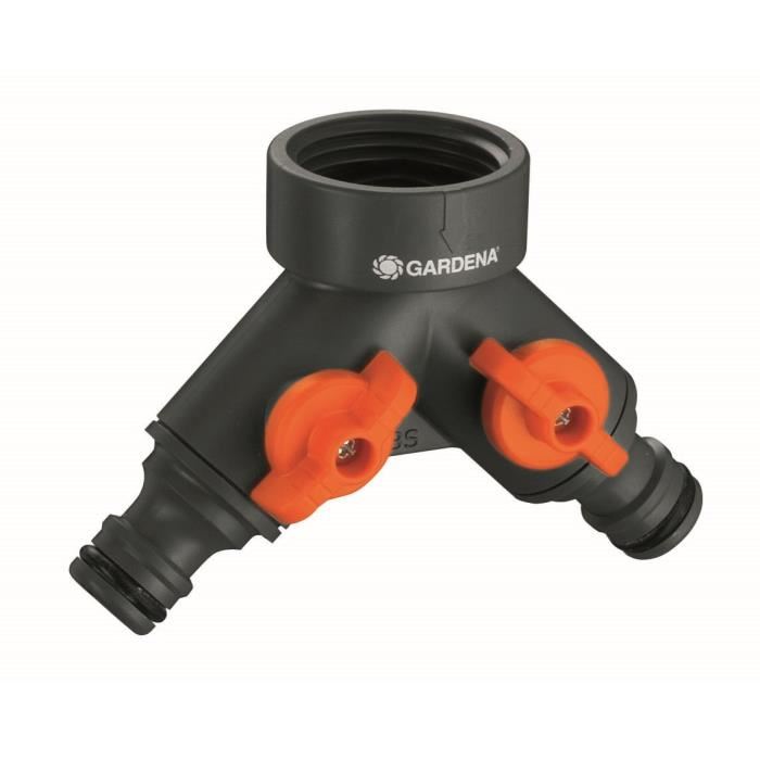 Gardena Selecteur Darrosage 2 Voies 20/27 ? Circuits Independants ? Connexion Unique Gardena ? Garantie 5 Ans (938-26)