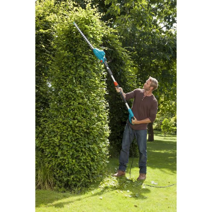 Taille Haies Telescopique Electrique Gardena Ths 50048 500w 48 Cm Tete Inclinable