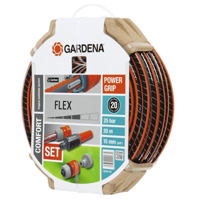 Tuyau Darrosage Comfortflex Gardena 20m O15mm Anti Nud Et Indeformable Garantie 20 Ans