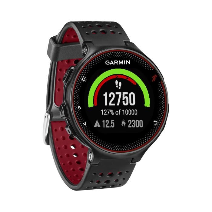 Garmin Forerunner 235 Montre De Sport Avec Bracelet Silicone Affichage 123 42 G Noir Rouge Marsala