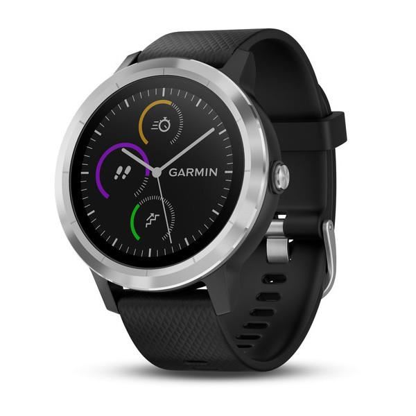 Garmin Vivoactive 3 Silver Montre Connectee Gps Cardio - Noir / Argent
