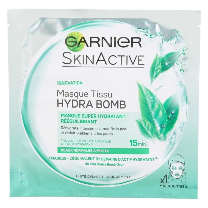 Garnier - Skinactive - Masque Tissu Hydr...