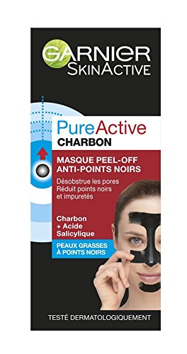 Garnier Pureactive Skinactive Charbon Masque Peel-off Anti-points Noirs 50 Ml - Tube 50 Ml