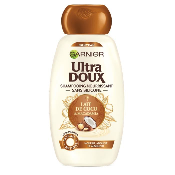 Garnier Ultra Doux Lait De Coco Macadamia Shampooing Lait De Coco Macadamia 250.0 Ml