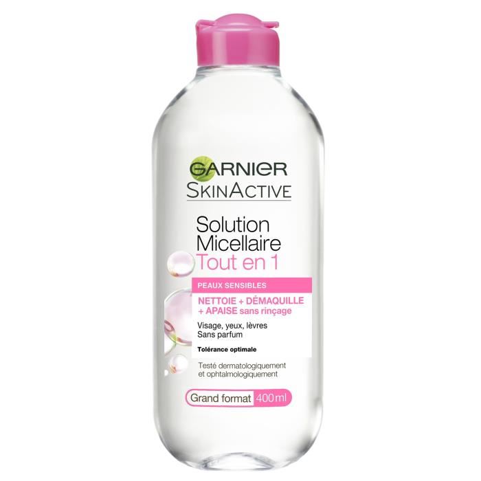 Garnier Skinactive Micellaire Tout En 1 Peaux Sensibles 400 Ml - Flacon 400 Ml