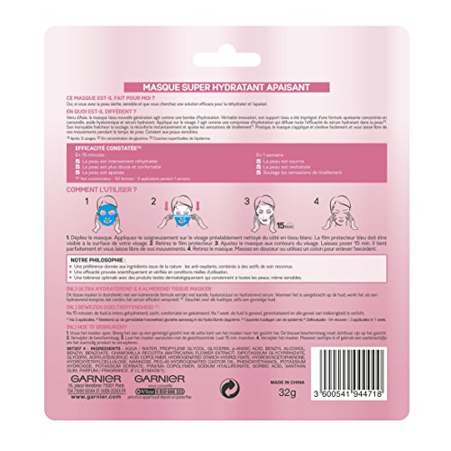 Garnier - Skinactive - Masque Tissu Hydr...