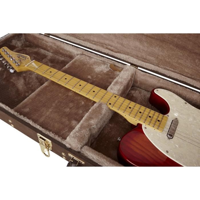 Gator Étui Électrique Vintage Brown En Bois Deluxe - Gw