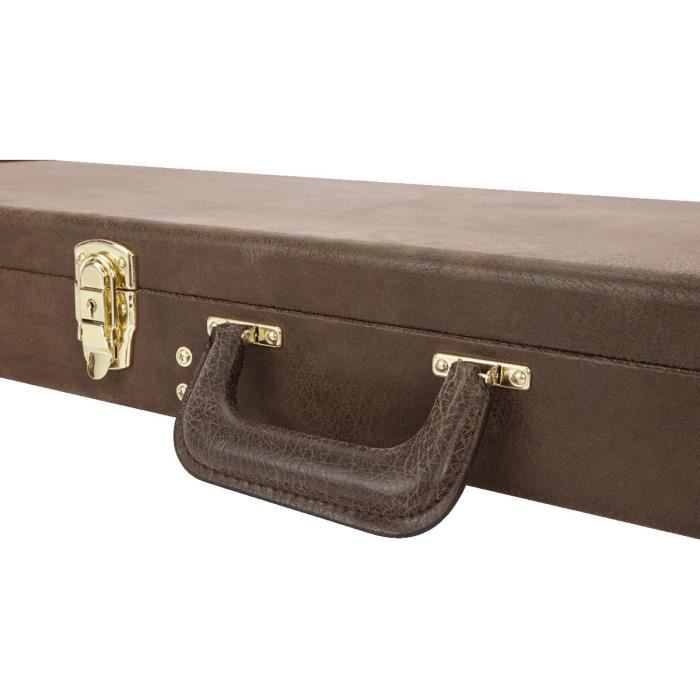 Gator Étui Électrique Vintage Brown En Bois Deluxe - Gw