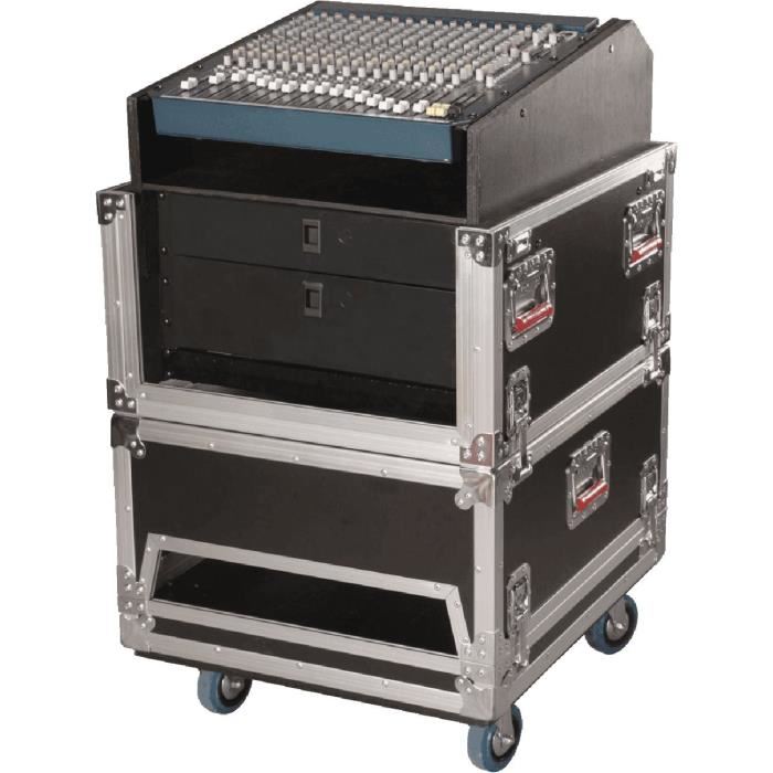 Gator Cases G-tour-grc-1406 Flight Case Combine En Bois 14u-6u Pour Tables De Mixage