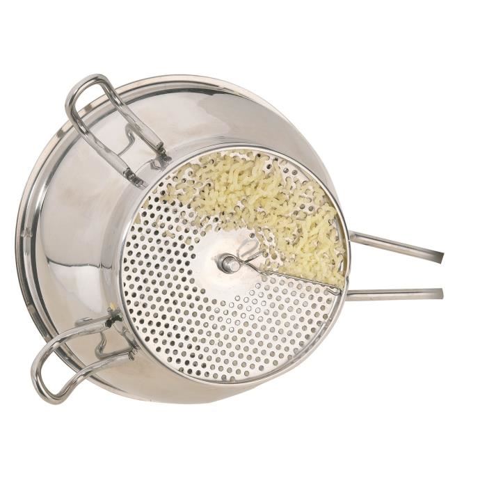 Gefu Passe-legumes 3mm En Acier Inoxydable Argent Argente 38x18x20cm