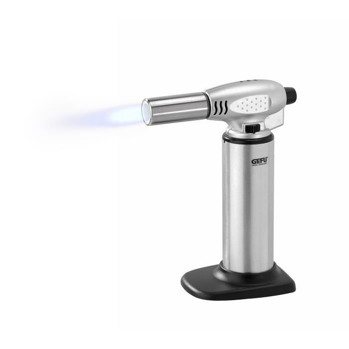 GEFU FUEGO Chalumeau de cuisine 35400 175cm gris et noir