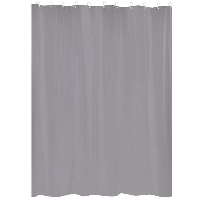 Gelco Rideau De Douche First 180 X 200 Cm Gris