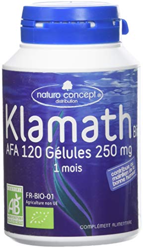 Naturo Concept Algues D'eau Douce Klamath Bio 120 Gelules