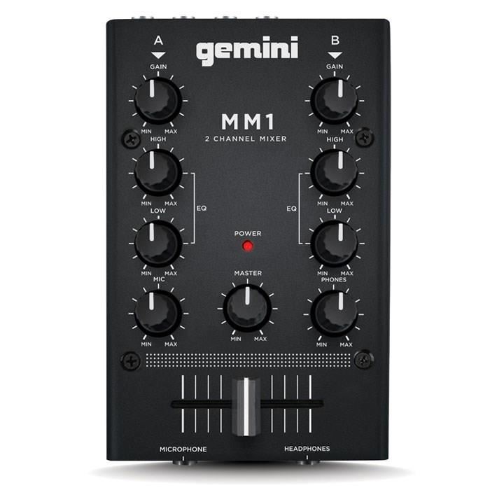 Gemini Mm-1 Table De Mixage Mini 2 Canau...