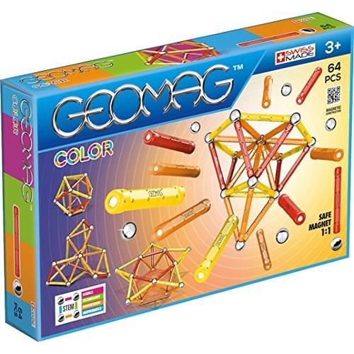 Geomag Color Jeu De Construction Magnetique 64 Pcs