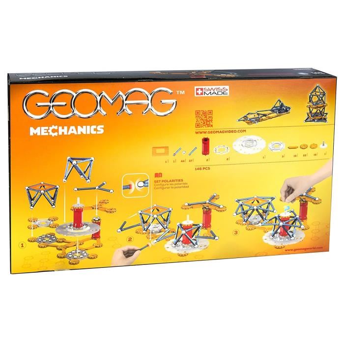 Geomag Mechanics Jeu De Construction Magnetique 146 Pcs