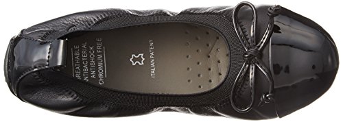 Geox Fille J Piuma Bal.f Ballerines, Bla...