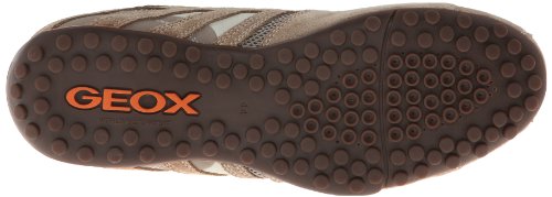 Baskets - Geox - Uomo Snake L - Cuir Velours Et Mesh - Semelle Respirante - Enfilage Elastique