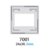 Gepe 7001 Caches Diapositives 24x36 2mm Sans Verres (x100)