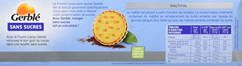 gerble Gerble Sans Sucres Fourre Cacao 185g