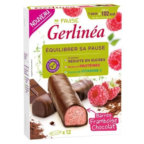 Gerlinea Barre Framboise Chocolat 372g
