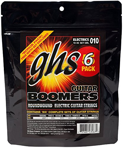 GHS Boomers Jeu de 5 cordes de guitare ...
