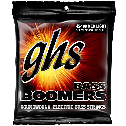 Ghs Cordes Guitares Basses 4 3045ml Bass Boomers Medium Light 45 100