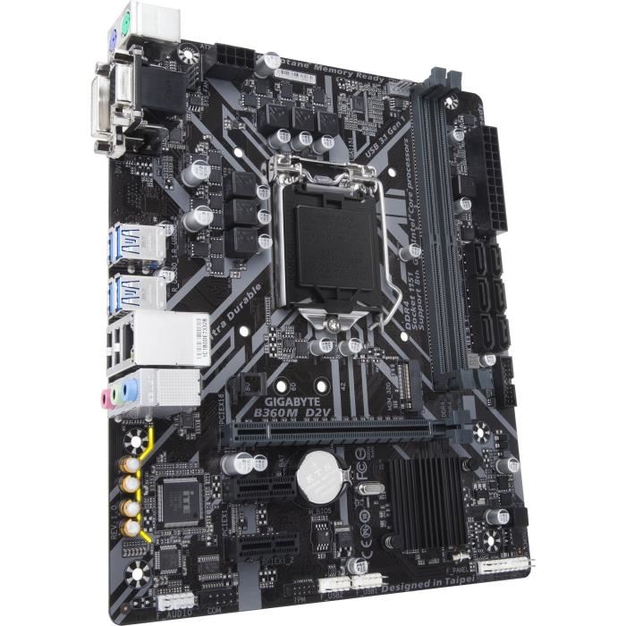 GIGABYTE Carte mere B360M D2V Intel