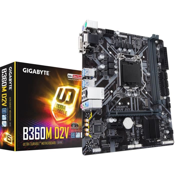 Gigabyte Carte Mere B360m D2v - Intel
