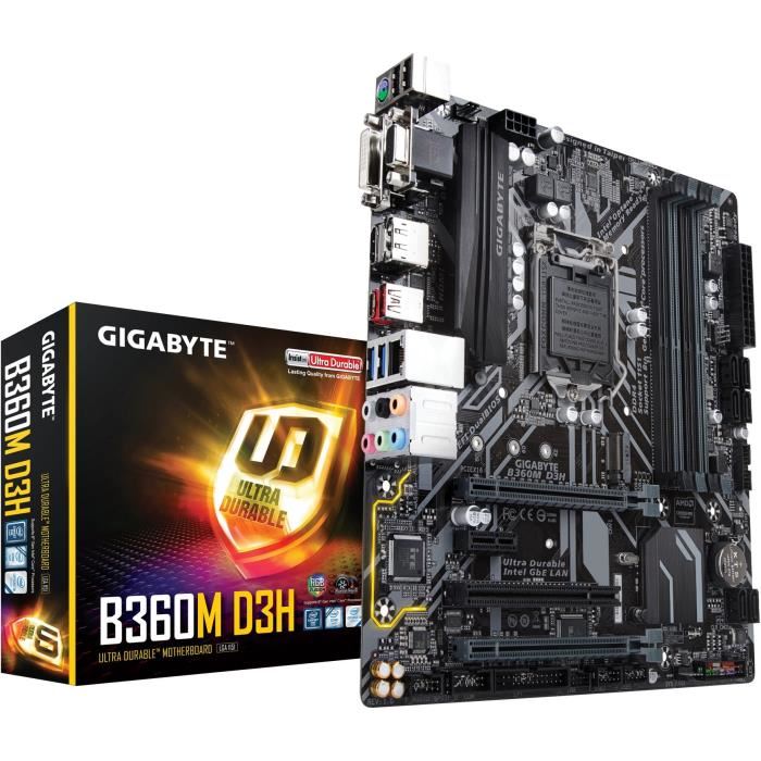 Gigabyte Carte Mere B360m D3h - Intel