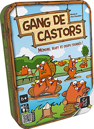 Jeu De Societe - Gigamic - Gang De Castors - Jeu D?ambiance - 2 Joueurs Ou Plus - 20 Min