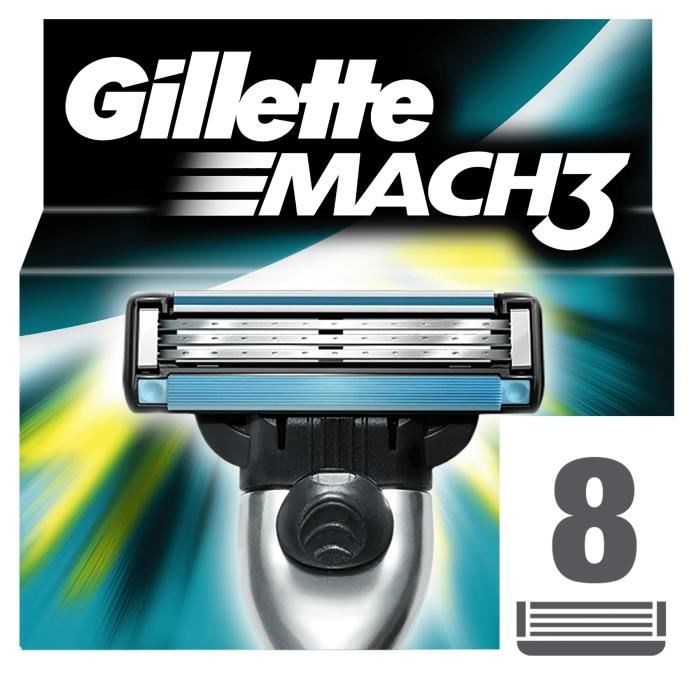 Gillette Lames De Rasoir Mach3 Start X8