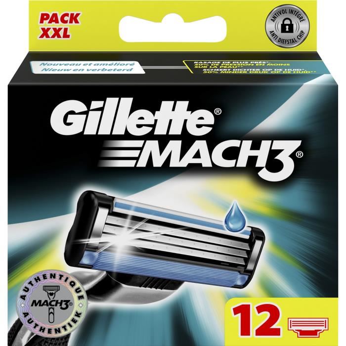 Gillette Mach3 Start Lames De Rasoir Hom...
