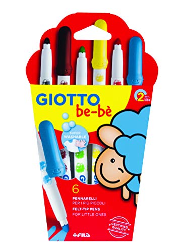 6 Maxi Feutres - Giotto Be-be
