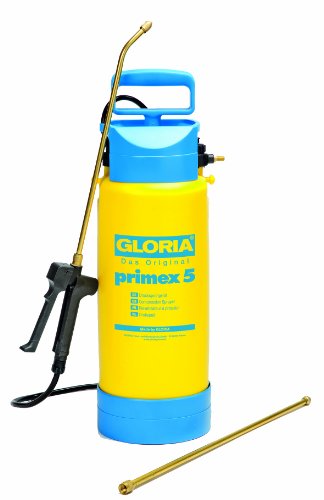 Pulverisateur A Pression 5l Gloria Primex 5 - Avec Lance Et Buse Laiton + Allonge Laiton De 50 Cm