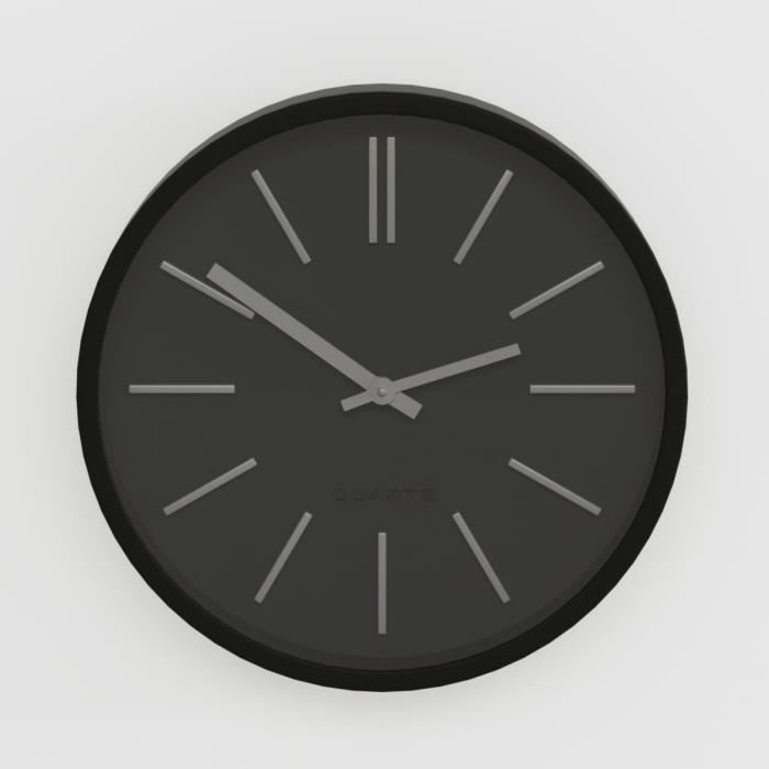 Orium 11045 Goma Horloge Plastique Noir ...