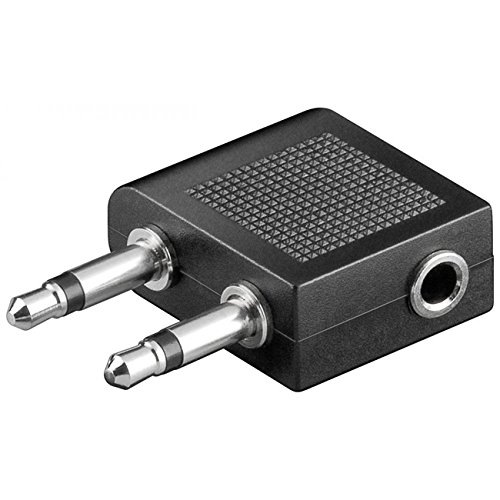 Adaptateur double jack audio pour prises avion