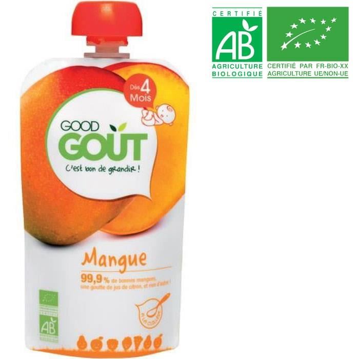 Good Gout Biscuits Carres Mangue 50g