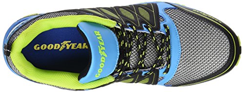 Chaussures De Securite Good Year S1p Pour Hommes - Embout Composite - Resistant A Leau - Bleu