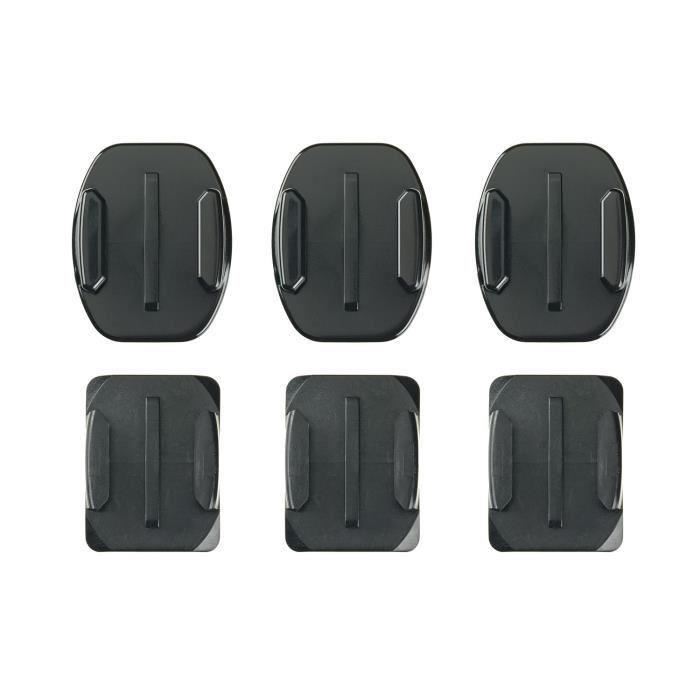 Gopro Supports Adhesifs Plats Et Courbes Aacft-001