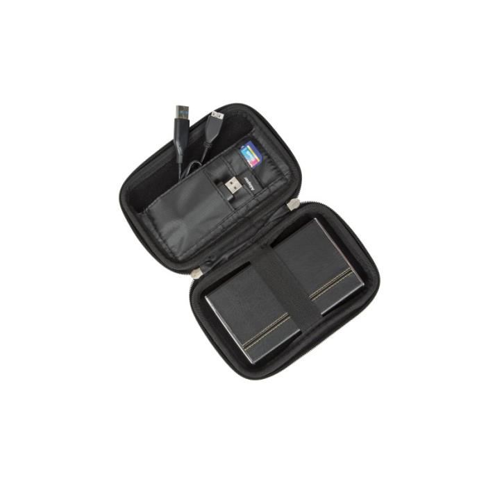 Grand etui RIVACASE pour disque dur externe 25 noir