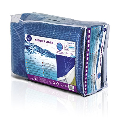 Gre Bache Ete A Bulles Pour Piscine Ovale 730m X 375m Anti Uva Epaisseur 018mm