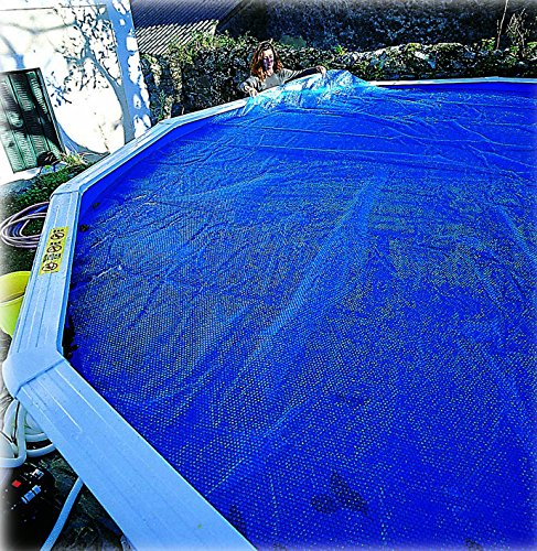Gre Bache Ete A Bulles Pour Piscine Ovale 730m X 375m Anti Uva Epaisseur 018mm