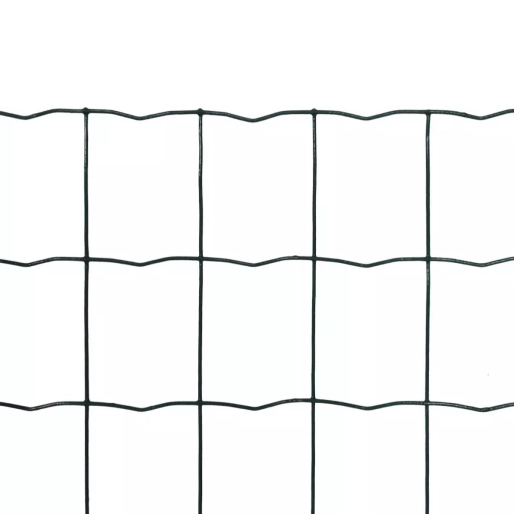 Vidaxl Grillage 25x15 M Avec Mailles Cloture De Jardin Bordure Grille Ferme 140581